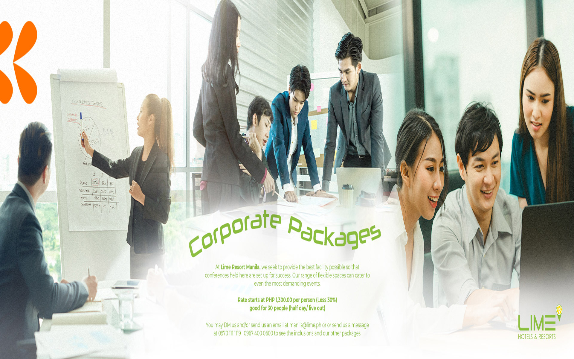 corporate packages website